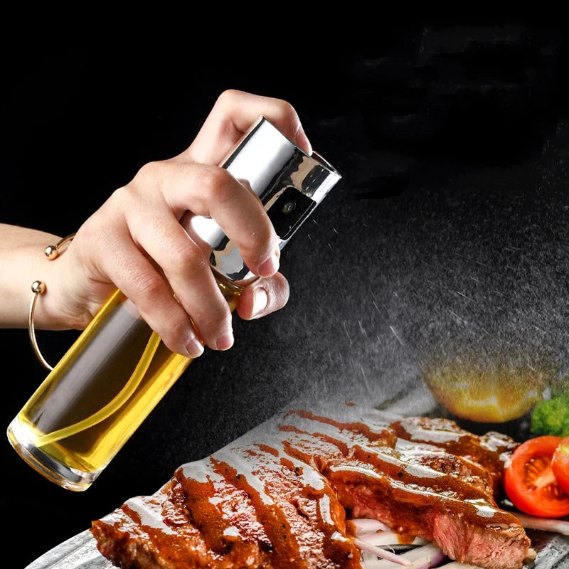 Premium Oil Spray Glass Bottle: Versatile Kitchen Essential for Healthy Cooking