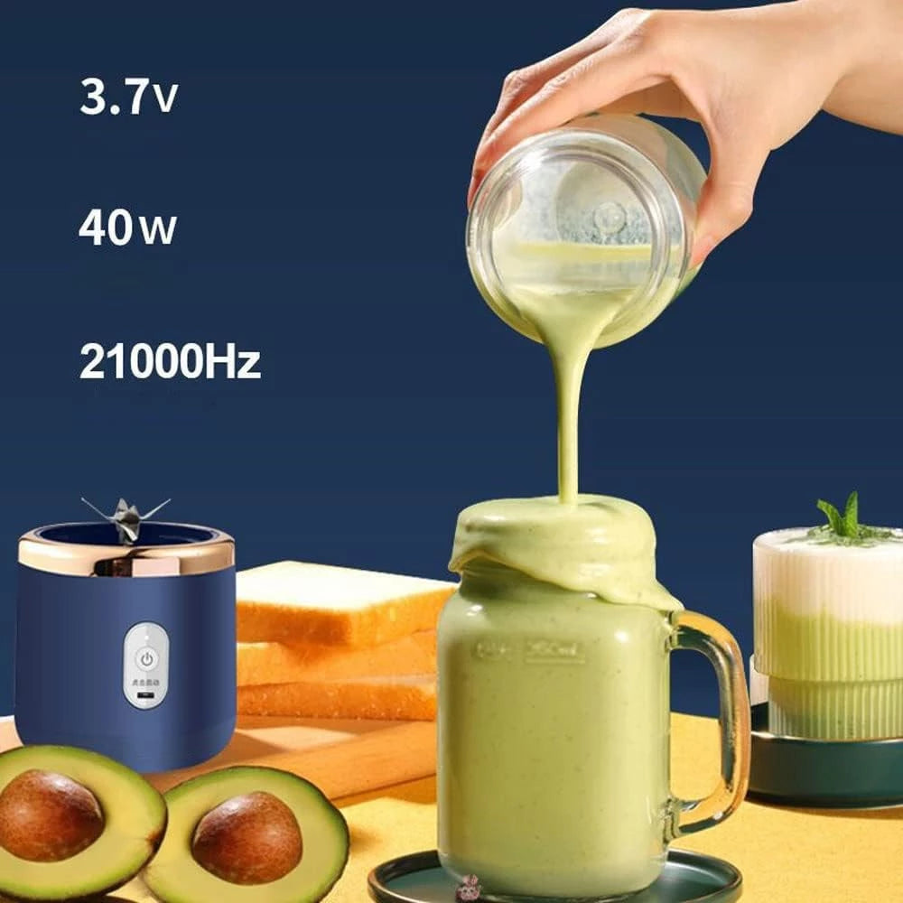 Portable Automatic Juicer Blender by Lazy Kitchen: Effortlessly Make Nutrient-Packed Smoothies at Home