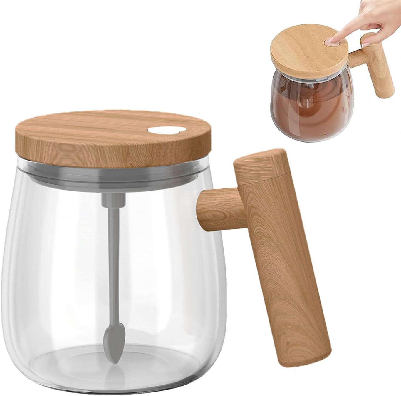 Revolutionary Triple Stirring Electric Mixing Cup: Effortless Blending for Coffee, Protein Shakes, and More