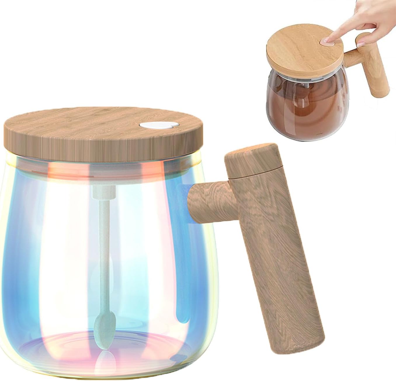 Revolutionary Triple Stirring Electric Mixing Cup: Effortless Blending for Coffee, Protein Shakes, and More